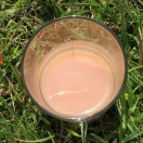 Mangosztán ital pohárban