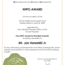 Matuzalem WIPO díj